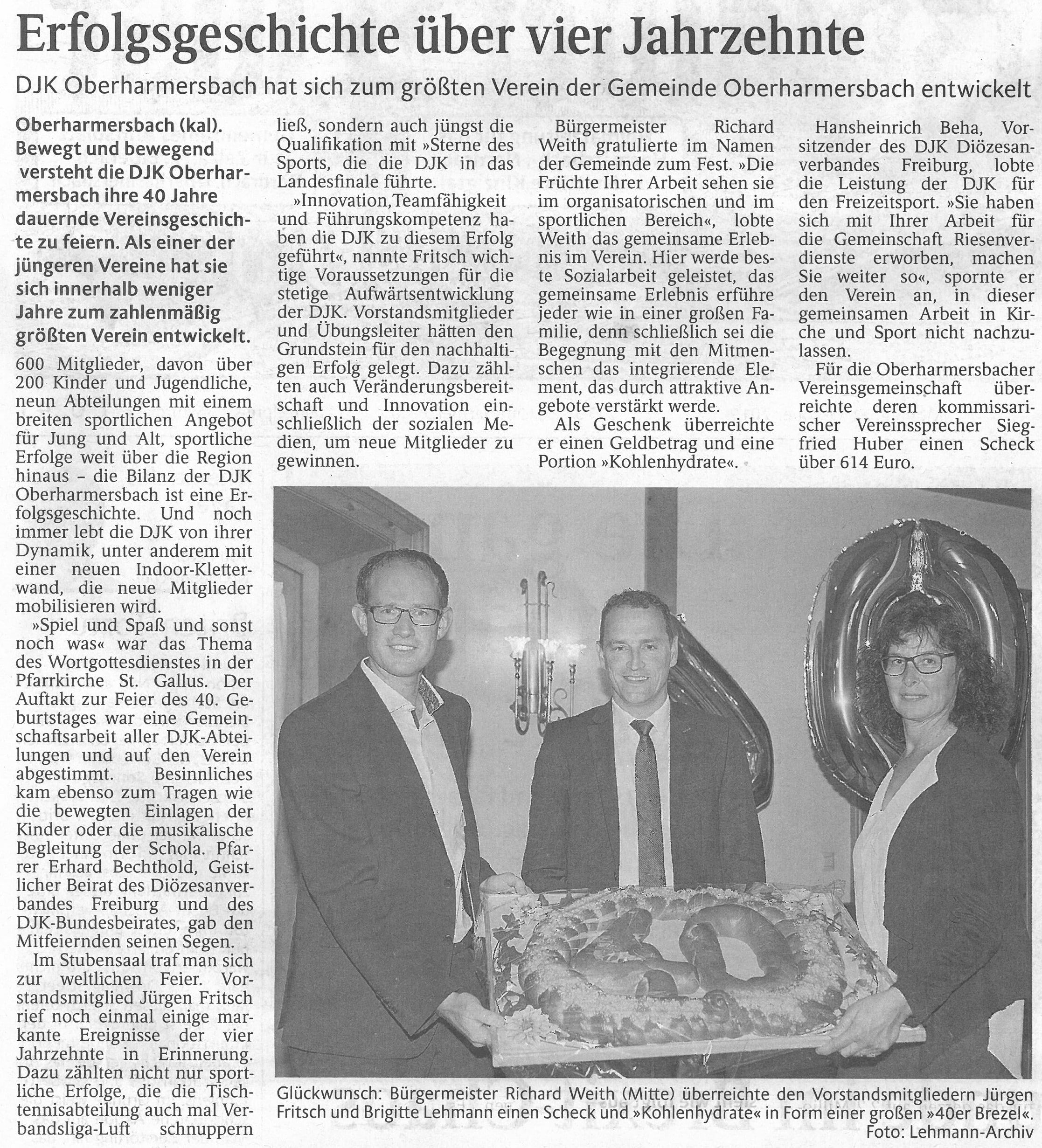 40 Jahre DJK - djk-oberharmersbach.de